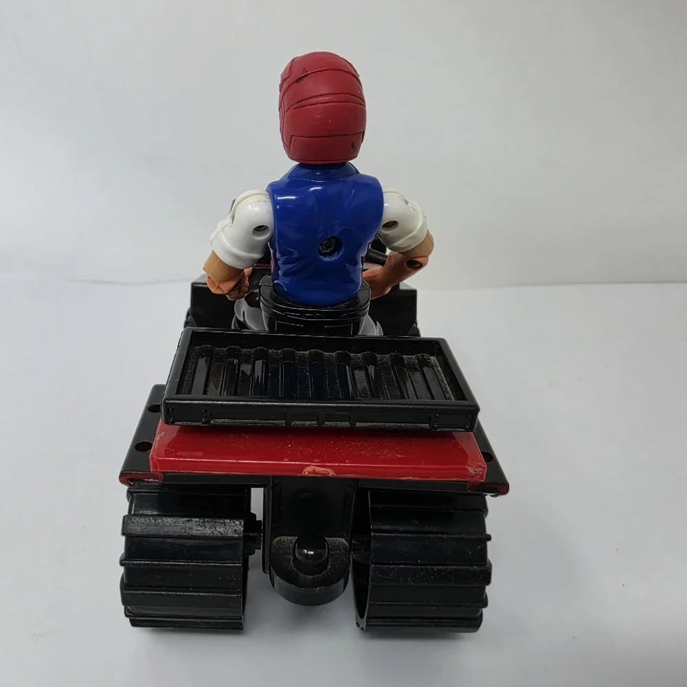 Tree House Kids Mighty Rigz Black & Red Bass Pro Shops ATV  4-Wheeler W/Driver